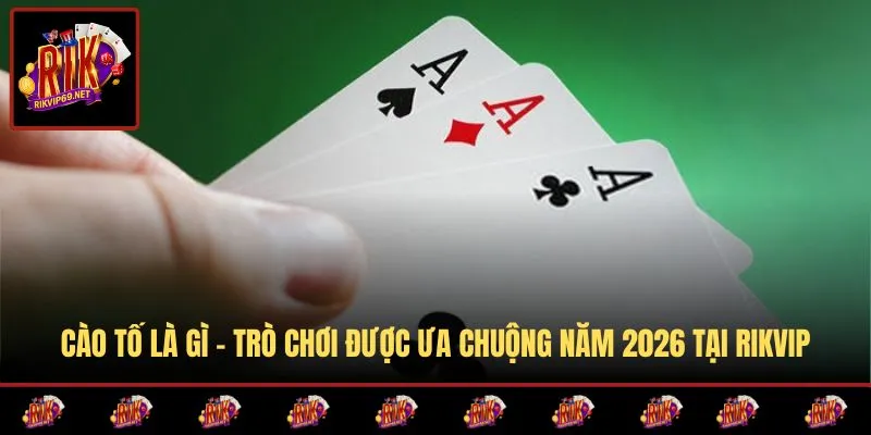 Cào Tố Là Gì – Trò Chơi Được Ưa Chuộng Năm 2026 Tại RIKVIP