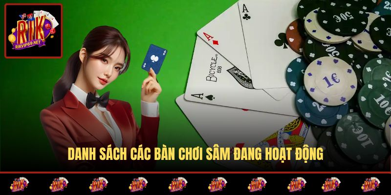 Khám phá các bàn chơi bài sâm trực tuyến tại cổng game