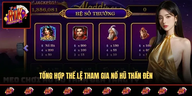 Quy tắc và cách tham gia slot quay hũ thần đèn